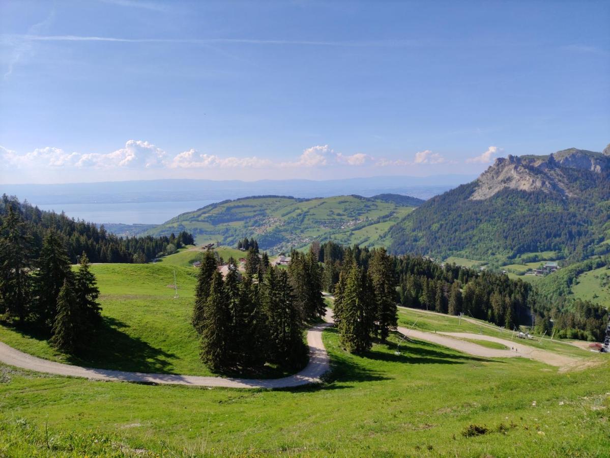 Appartement T2 A Bernex Avec Wifi, Vue Sur Montagne Zewnętrze zdjęcie